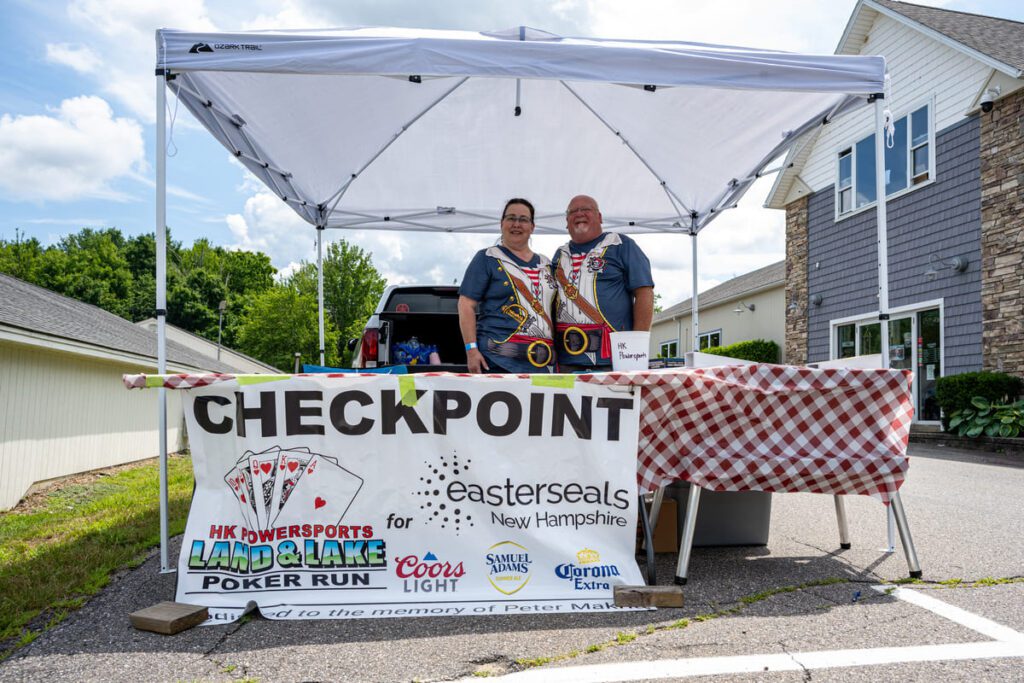 Poker Run Land checkpoint