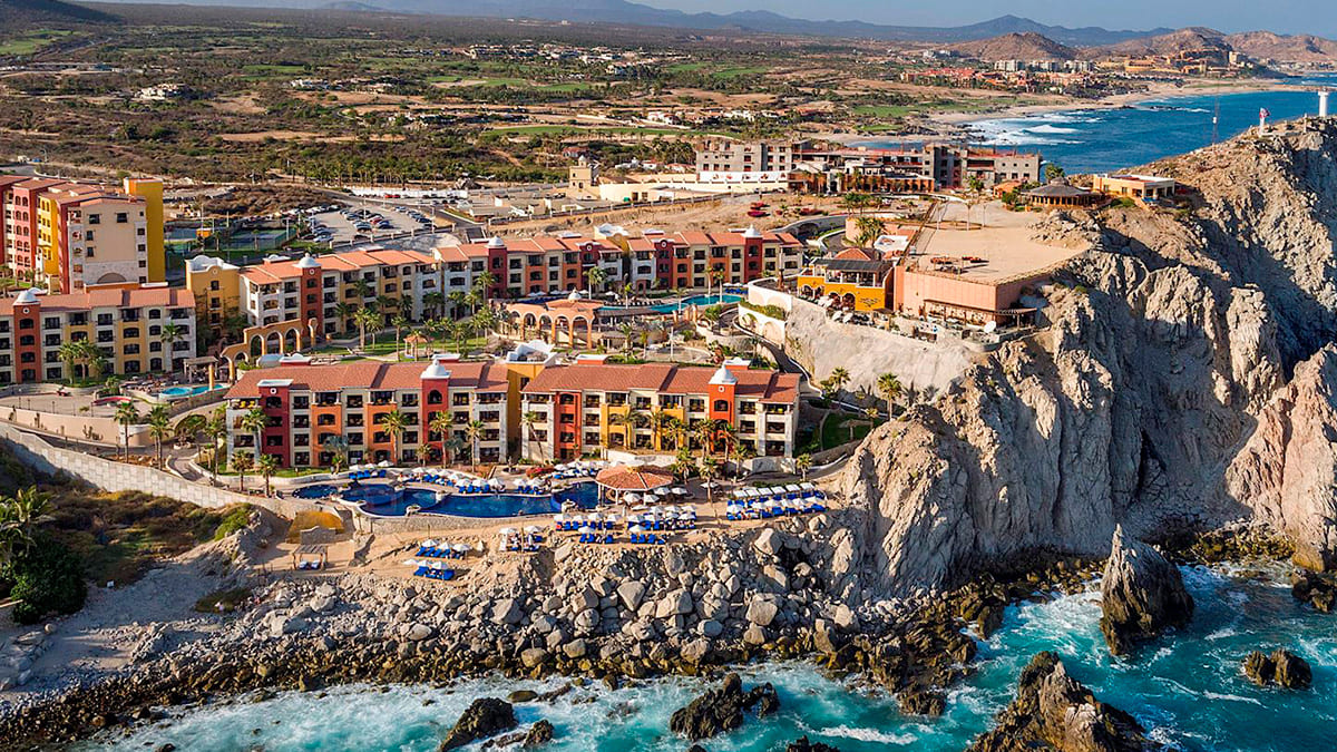 Cabo San Lucas birds eye view